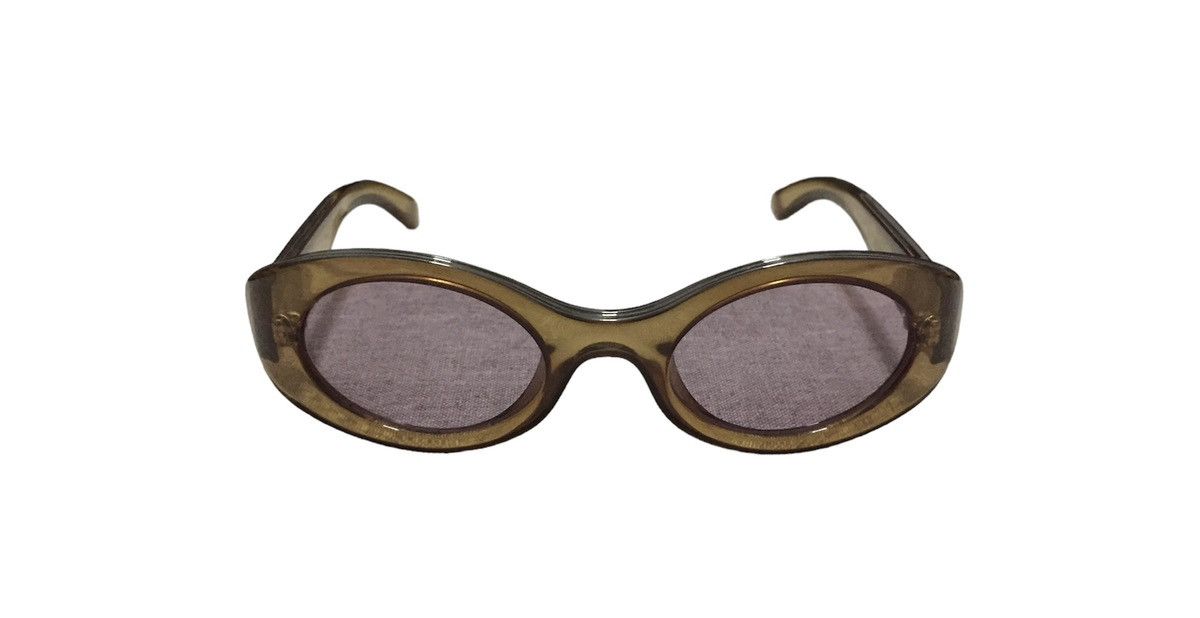 Vintage Gucci GG2430/S Amber Oval Sunglasses /Y2K Tom Ford Era / Italy Gucci Oval Sunglasses for Women with Vintage | eBay main image 2