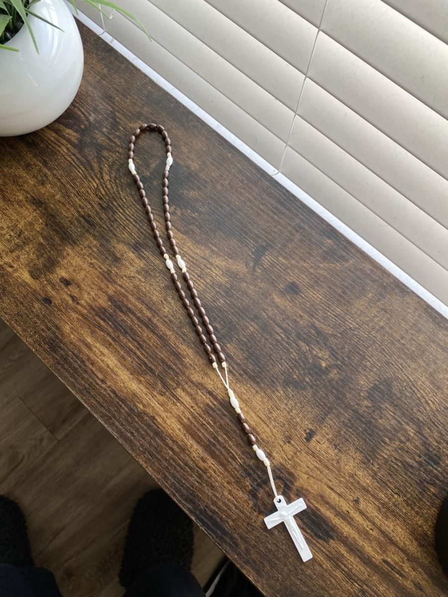 Other Vintage Y2K Rosary Beaded Necklace Size ONE SIZE - 3 Thumbnail