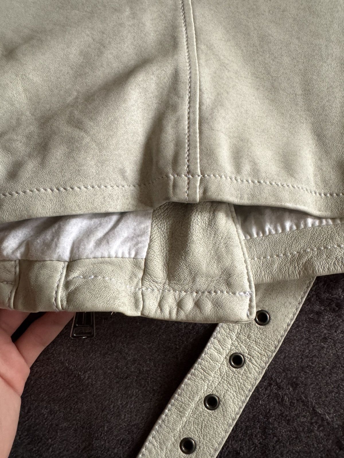 Japanese Brand R13 leather vest calfskin vintage y2k opium Size US M / EU 48-50 / 2 - 24 Thumbnail