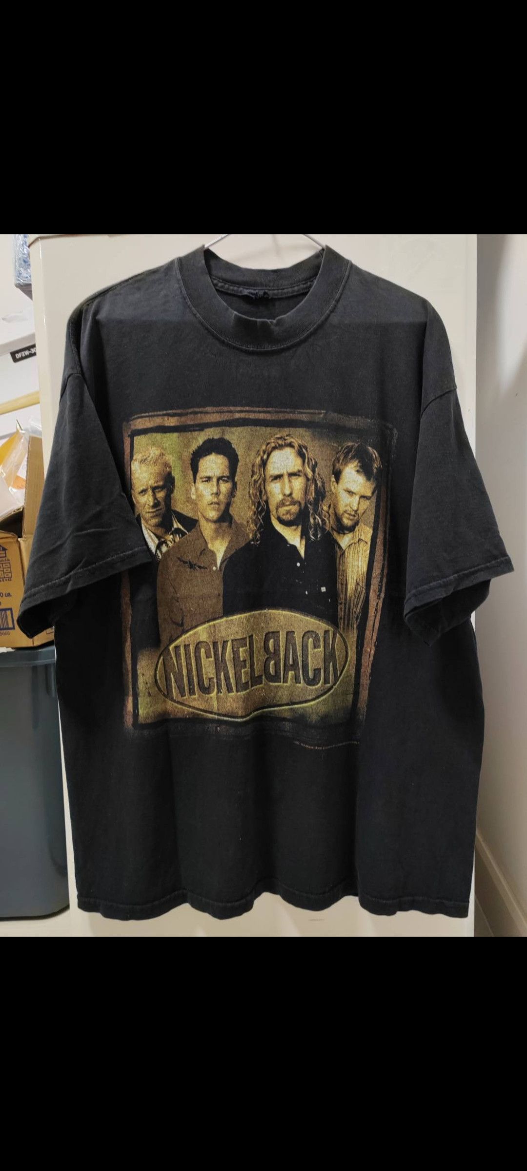 Band Tees × Vintage Y2K Nickelback Tour2001 T Shirt Size US XL / EU 56 / 4 - 1 Thumbnail