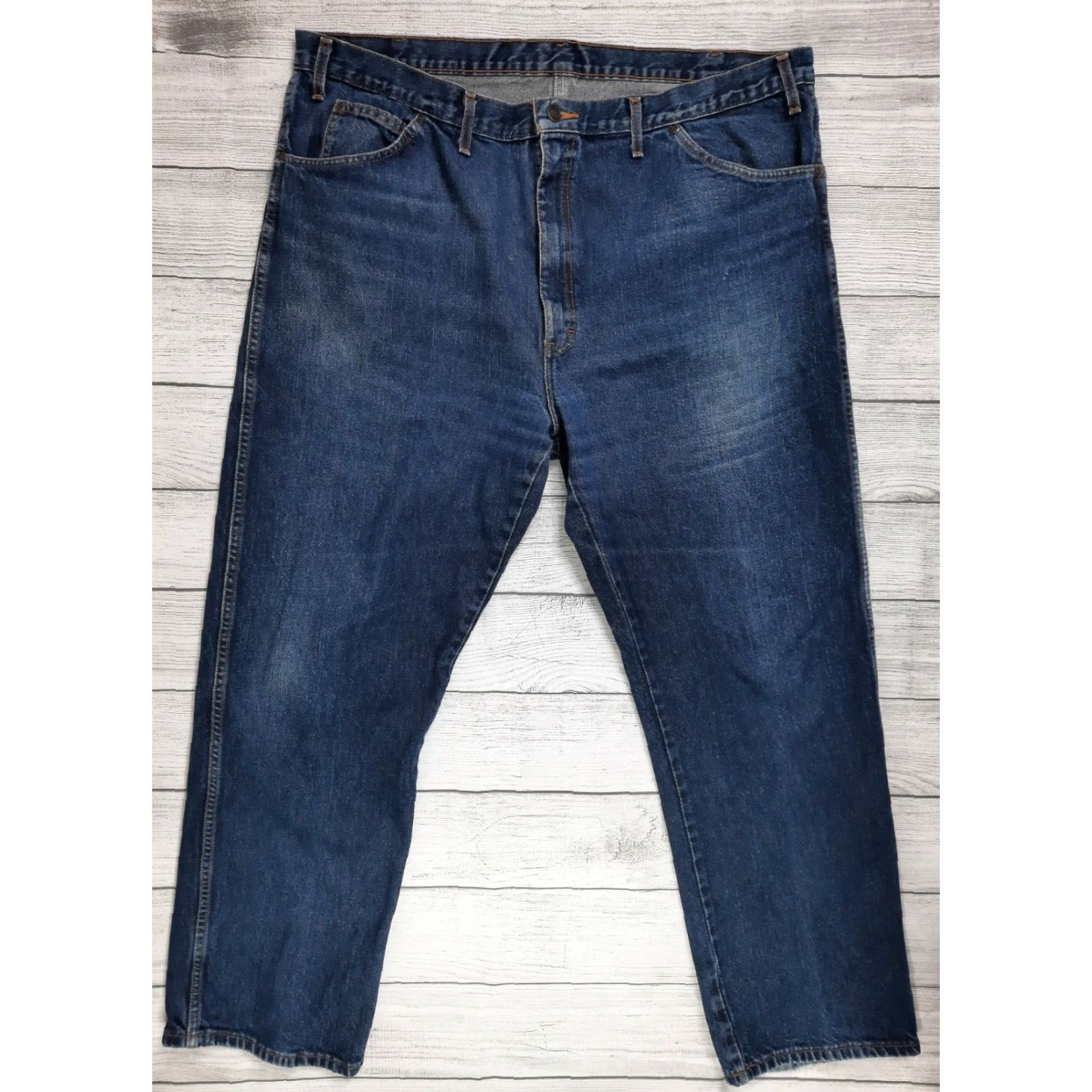 Dickies Dickies Jeans Denim Blue Cotton 42x32 Regular Fit Straight Leg Men Jeans Dark Wash blue Denim 32 42 44x32 Size US 42 / EU 58 - 5 Thumbnail