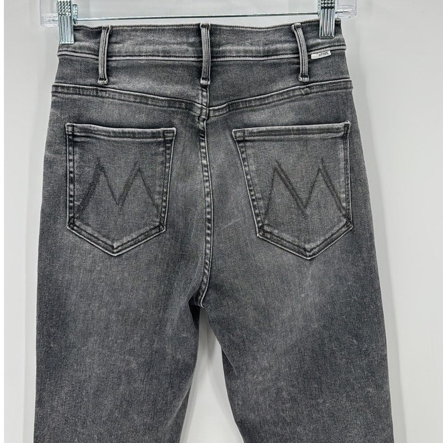 MOTHER Mother The Hustler High Waist Ankle Bootcut Jean Gray sz 26 Size 26" / US 2 / IT 38 - 7 Thumbnail