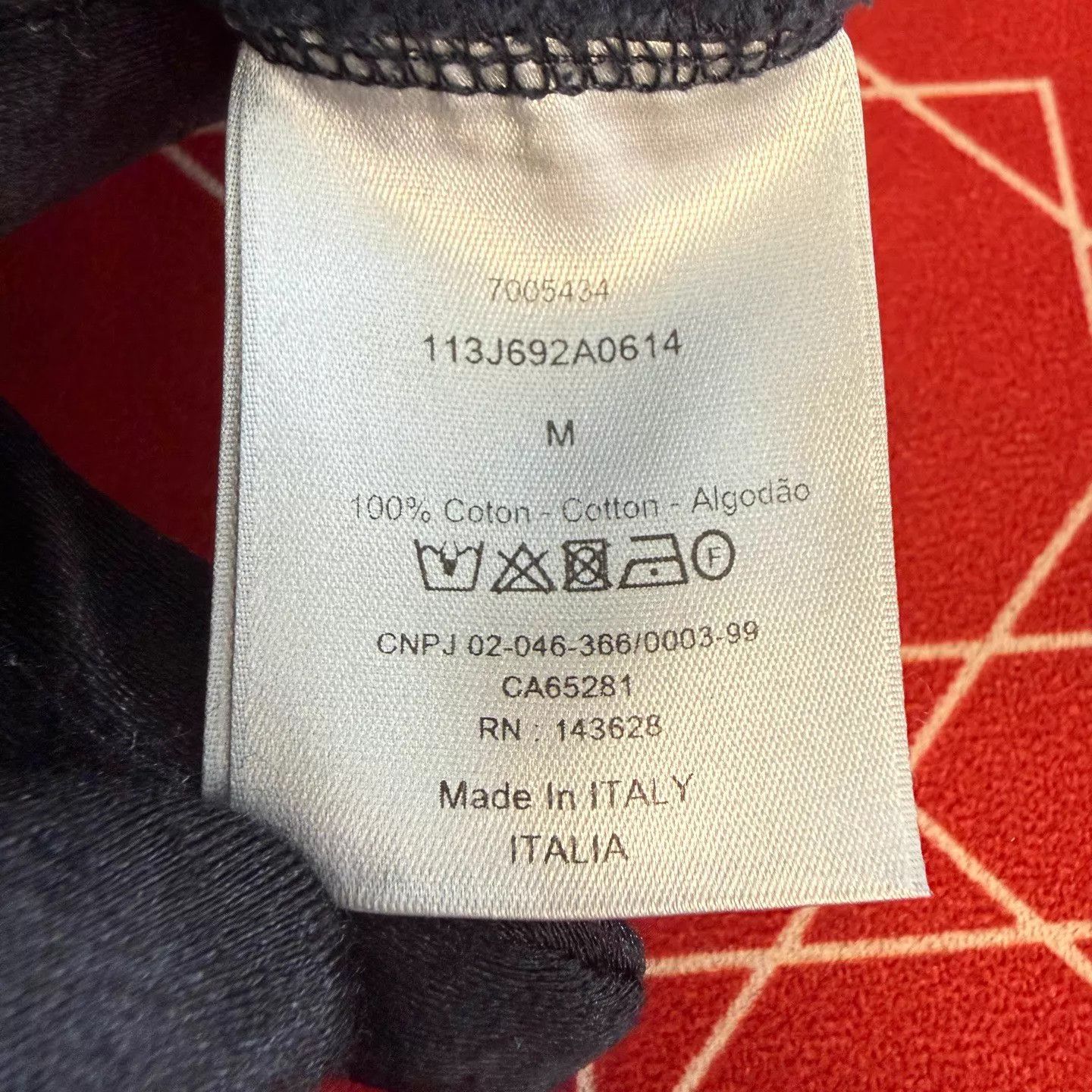 Dior Dior Oblique Towel Allover Logo Black T-Shirt M Size US M / EU 48-50 / 2 - 5 Thumbnail