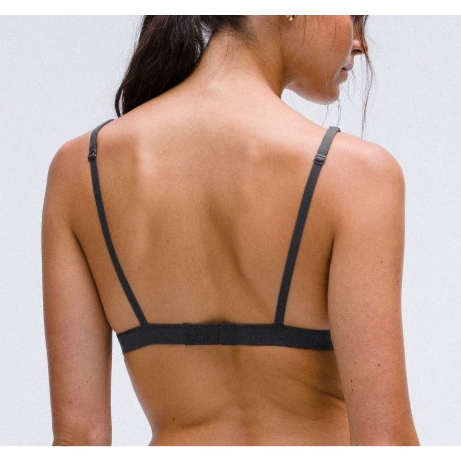 Lululemon Lululemon Wundermost Nulu Triangle Bralette 2 A–D Black EUC Size ONE SIZE - 2 Thumbnail