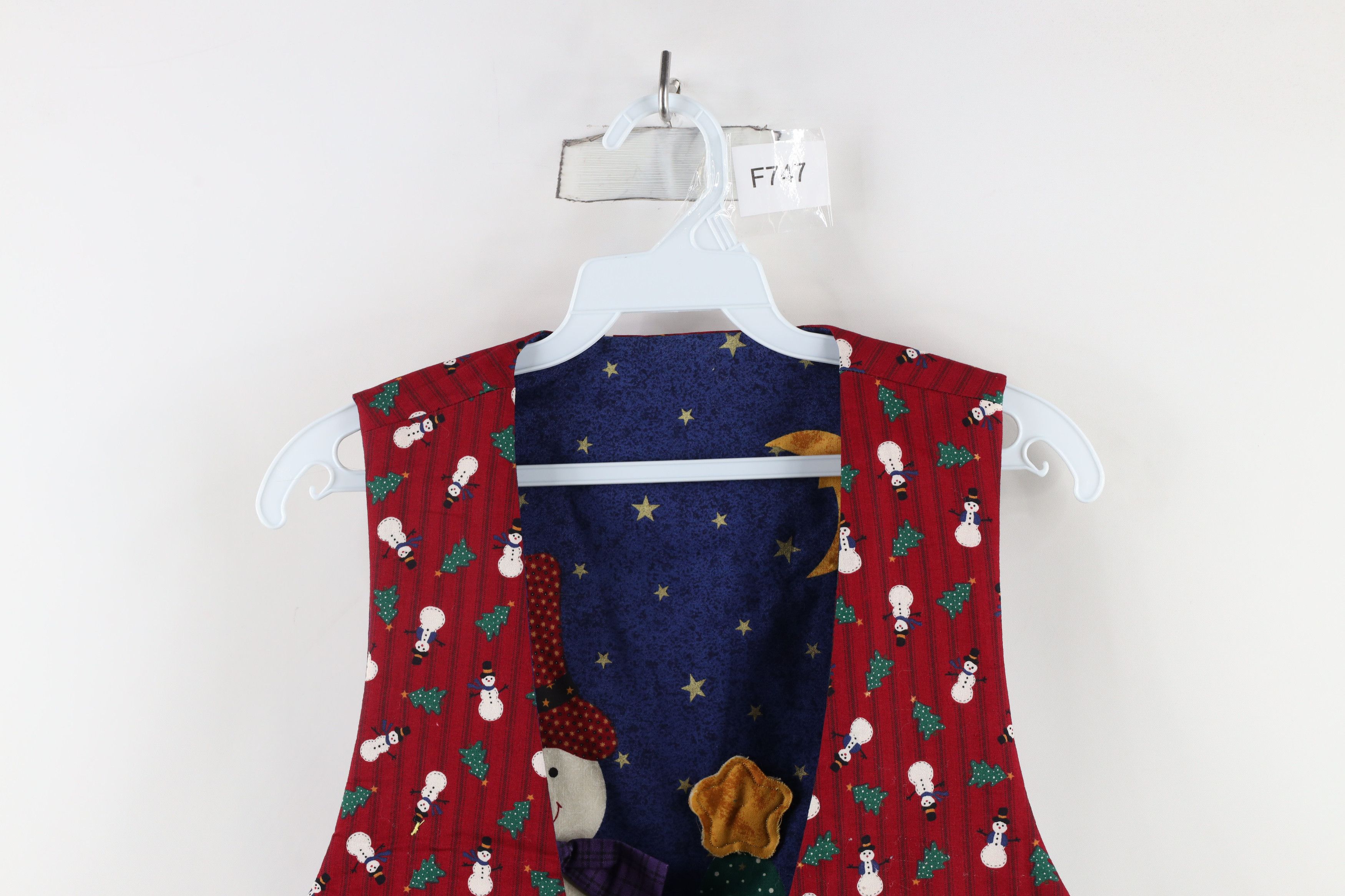 Vintage Vintage 90s Streetwear Reversible Christmas Vest Jacket Size M / US 6-8 / IT 42-44 - 14 Thumbnail