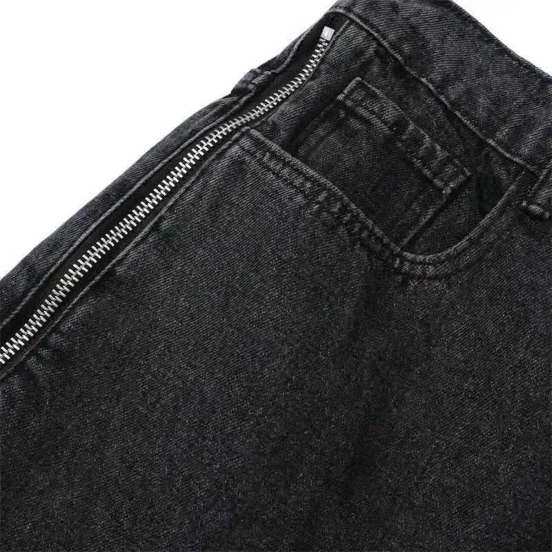 Japanese Brand Streetwear Fashion Side Zipper Oversized Jeans Pants Size US 32 / EU 48 - 6 Thumbnail
