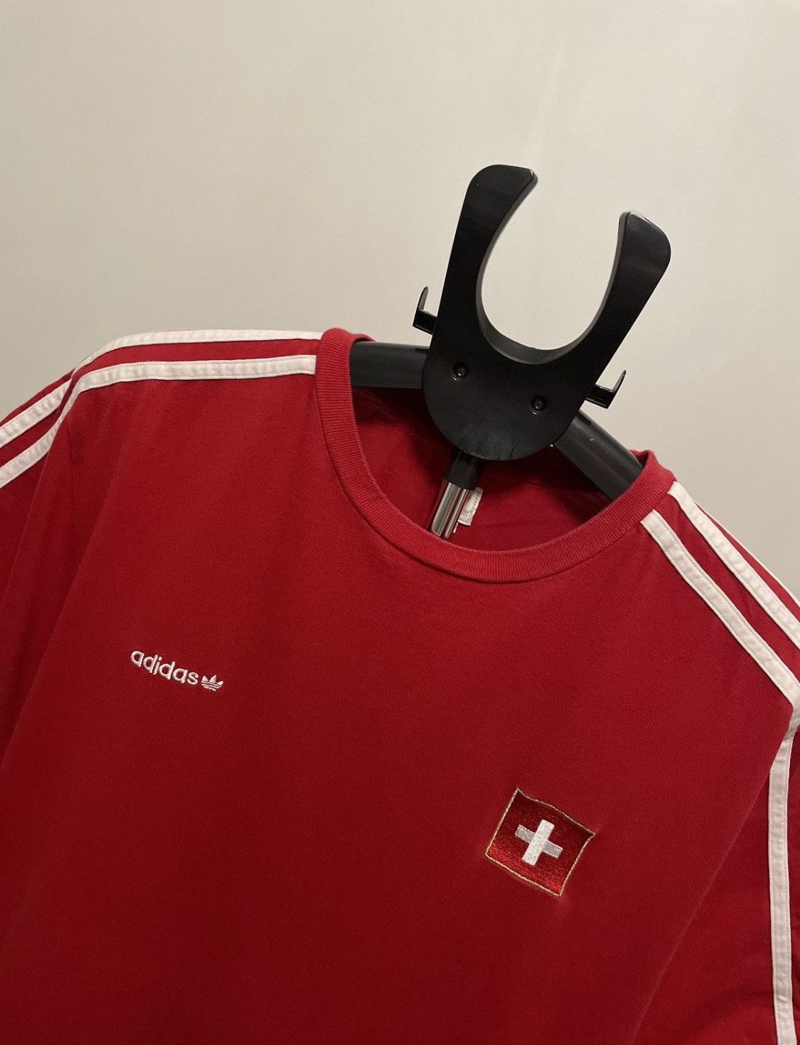 Vintage Adidas Vintage Suisse Jersey Shirt World Cup Size US XL / EU 56 / 4 - 4 Thumbnail