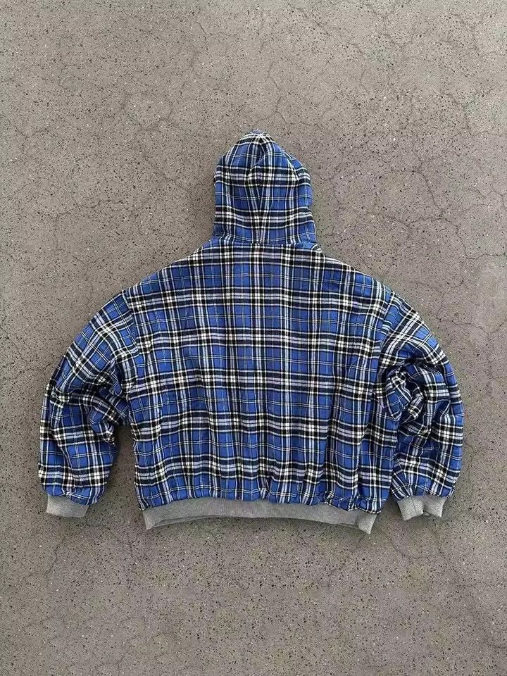 Japanese Brand Goth Y2k Striped Plaid Double Sided Size US S / EU 44-46 / 1 - 2 Thumbnail