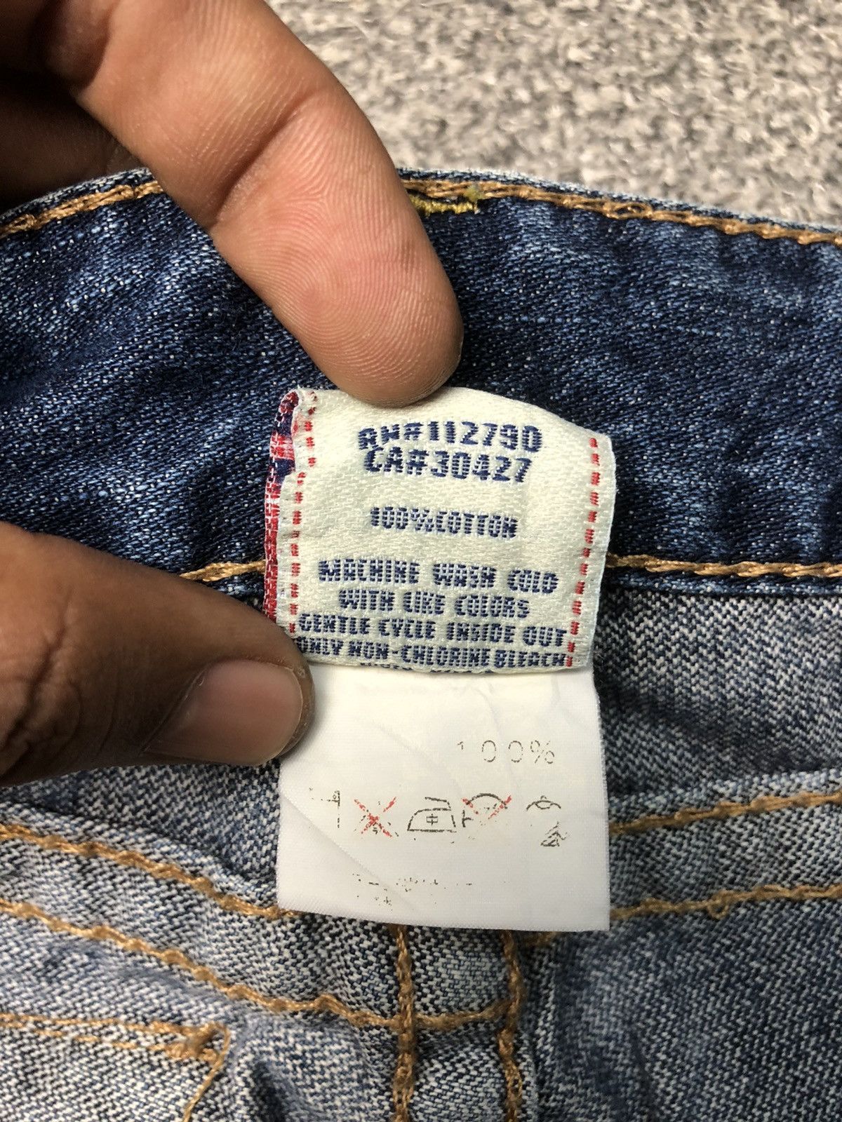 Japanese Brand × True Religion × Vintage Vintage Faded Blue True Religion Ella Rainbow Flare Jeans Size 30" / US 8 / IT 44 - 22 Thumbnail