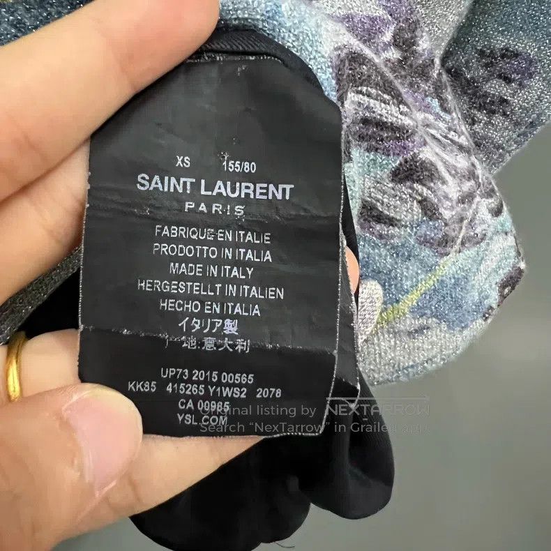 Saint Laurent Paris Saint Laurent Paris Oil painting landscape cardigan Size US XS / EU 42 / 0 - 3 Thumbnail
