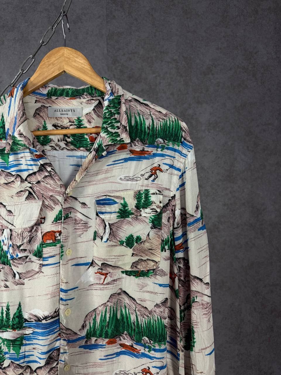 Allsaints Allsaints art designer crazy shirt Size US M / EU 48-50 / 2 - 2 Thumbnail