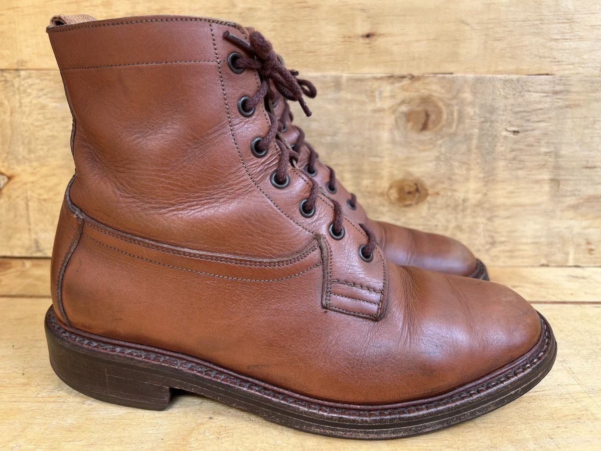 Evan Kinori × Tricker's Vintage Trickers men Brown Leather Boots Size US 8 / EU 41 - 6 Thumbnail
