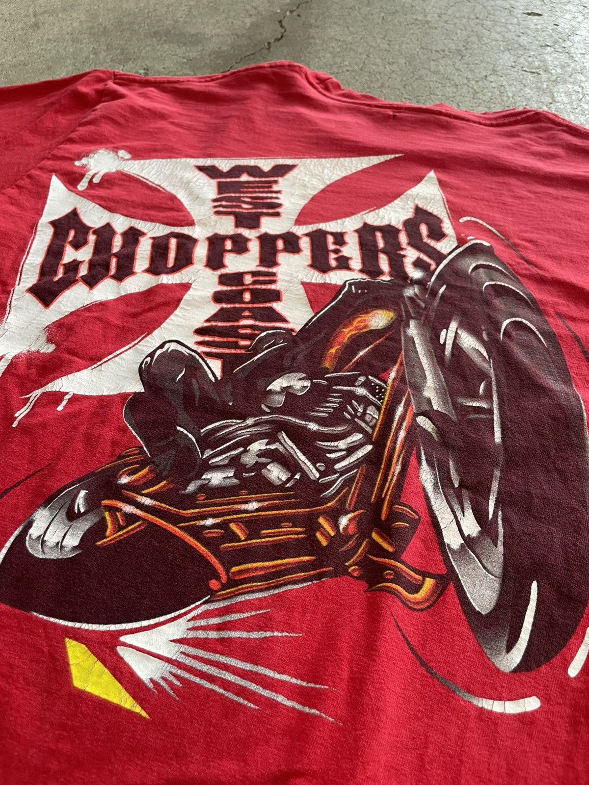 West Coast Choppers West Coast Choppers Logo T-shirt Size US L / EU 52-54 / 3 - 3 Thumbnail