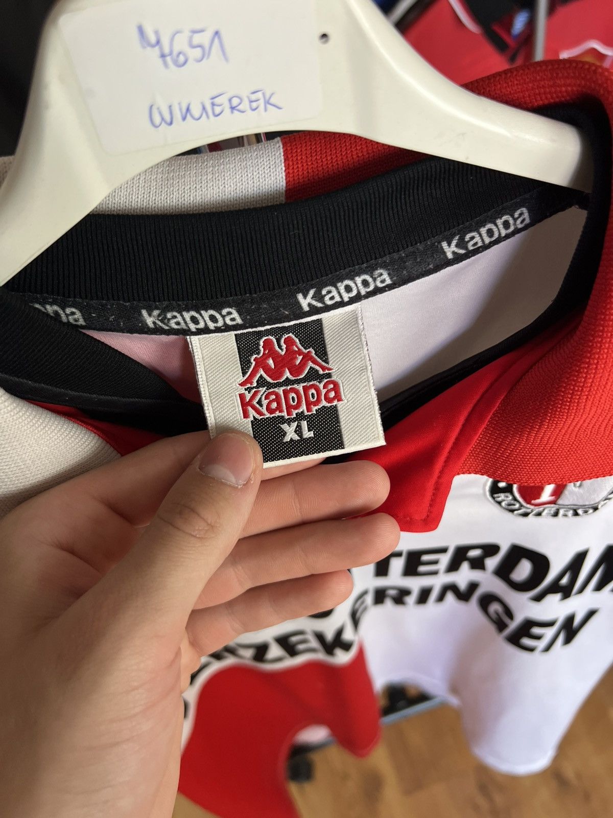 Kappa Soccer Jersey Kappa Feyenoord 2000/01 Vintage Retro Kit Size US XL / EU 56 / 4 - 6 Thumbnail