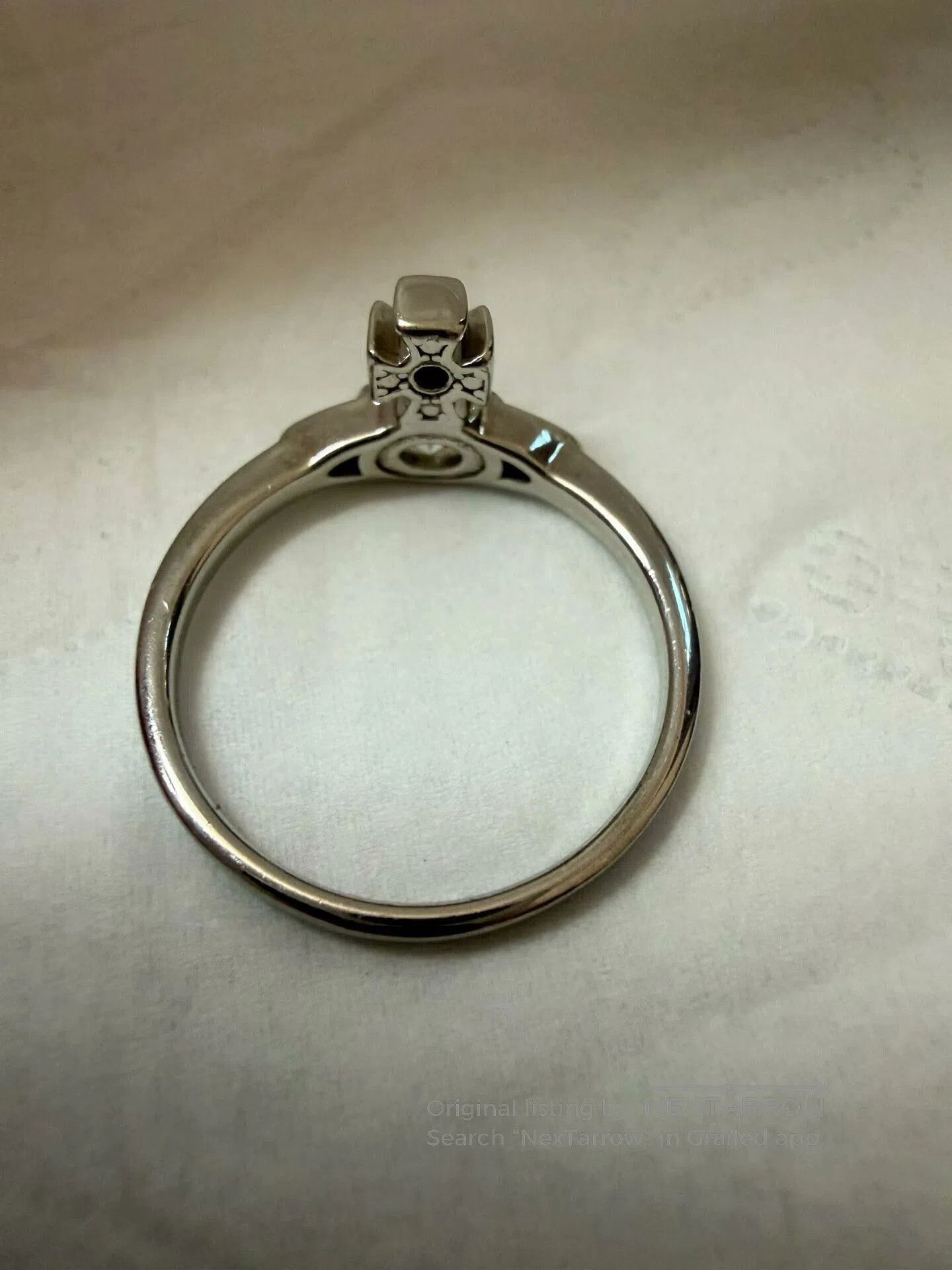 Vivienne Westwood Vivienne Westwood 2024 Saturn Oval Ring. Size ONE SIZE - 2 Thumbnail