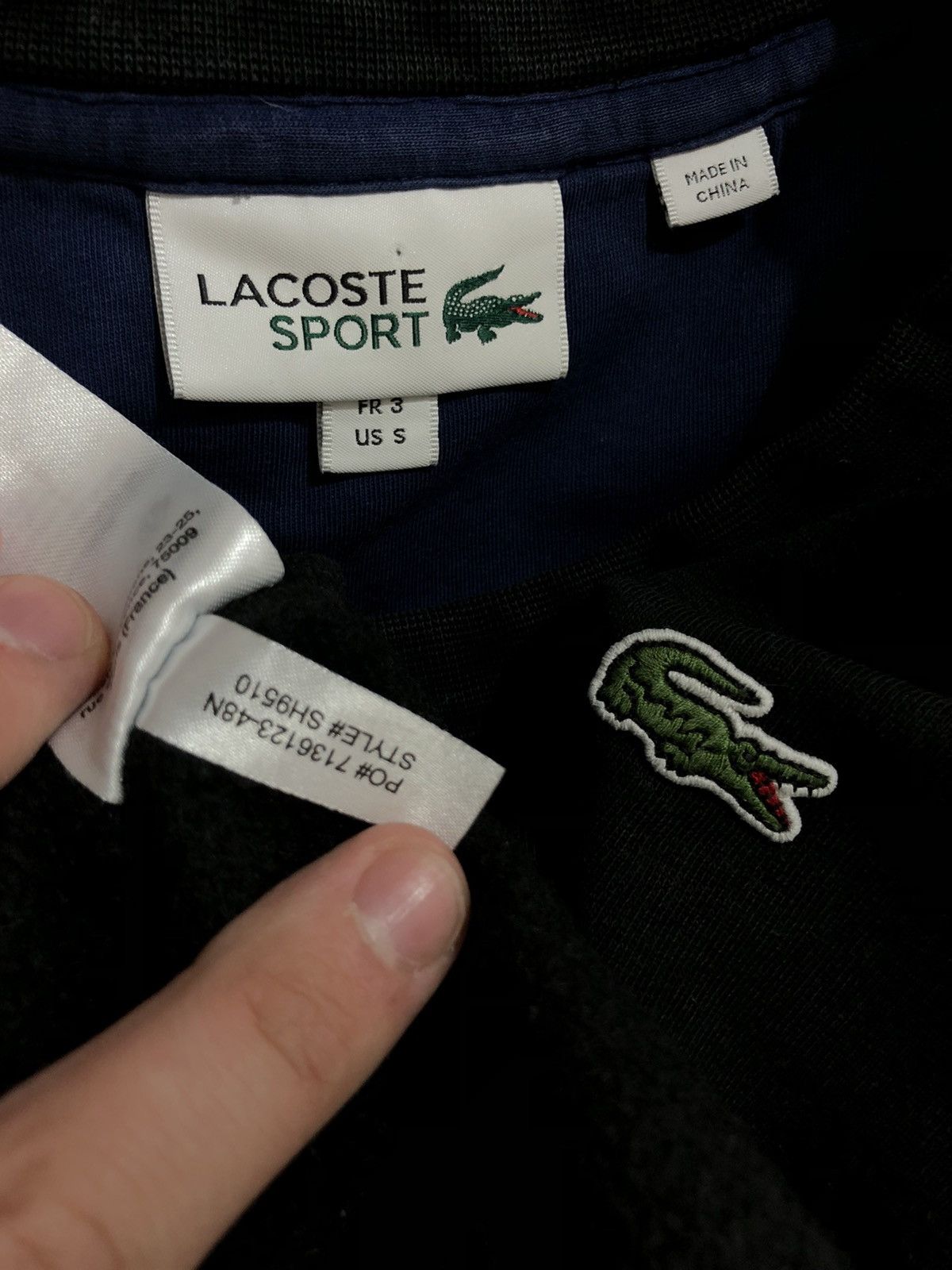 Lacoste Lacoste Sport Sweatshirt Crewneck Pullover size S Size US S / EU 44-46 / 1 - 8 Thumbnail