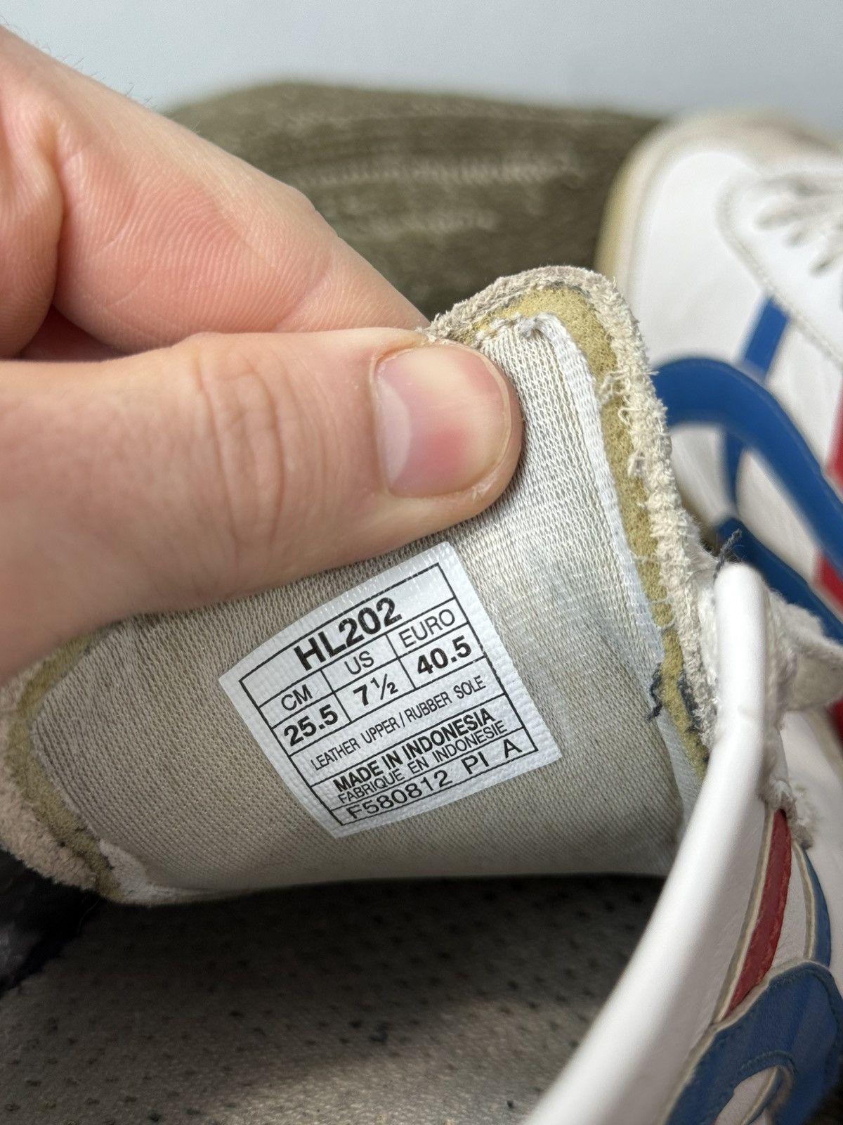Asics Rare! Onitsuka Tiger Leather Mexico 66 Sneakers Kill Bill Size US 7.5 / EU 40-41 - 11 Thumbnail