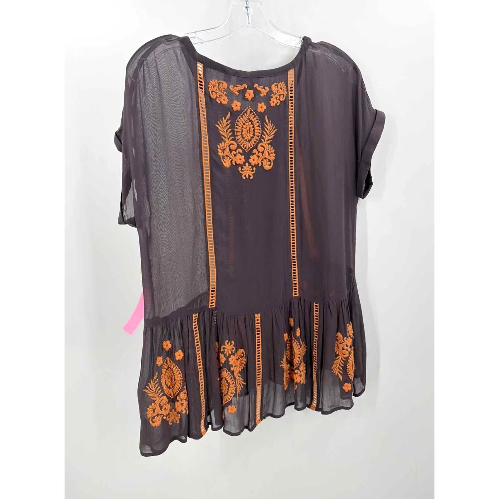 Vintage Vanessa Virginia Blouse Grey XS Woman's Regular Size Pre-Owned Size XS / US 0-2 / IT 36-38 - 3 Thumbnail