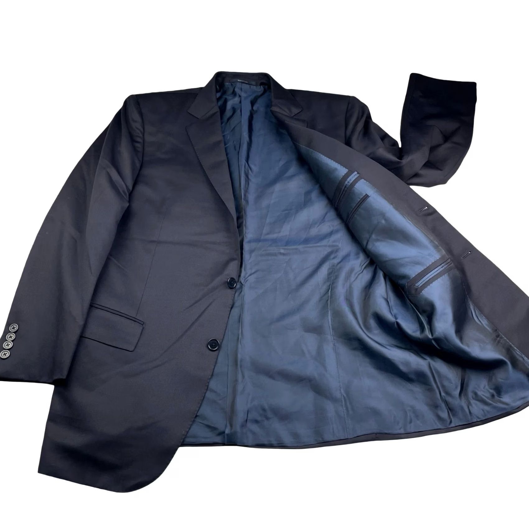 Ermenegildo Zegna Ermenegildo Zegna Men’s Blazer Navy Blue Microsphere Mila 2-Button Spain 42R Size 42R - 3 Thumbnail