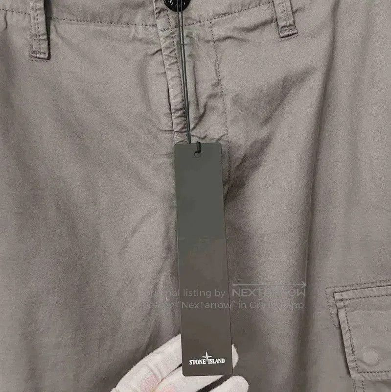 Stone Island Stone Island Gray Cotton Casual Pants . Size US 32 / EU 48 - 3 Thumbnail