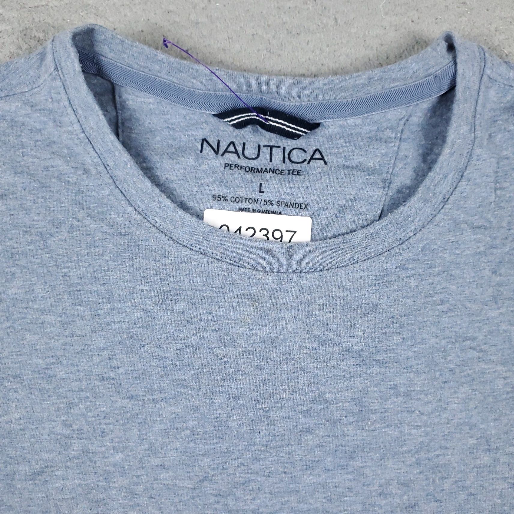 Nautica Nautica Shirt Mens Size Large Blue Short Sleeve Crew Neck All Seasons Logo Vintage No Size US L / EU 52-54 / 3 - 2 Thumbnail