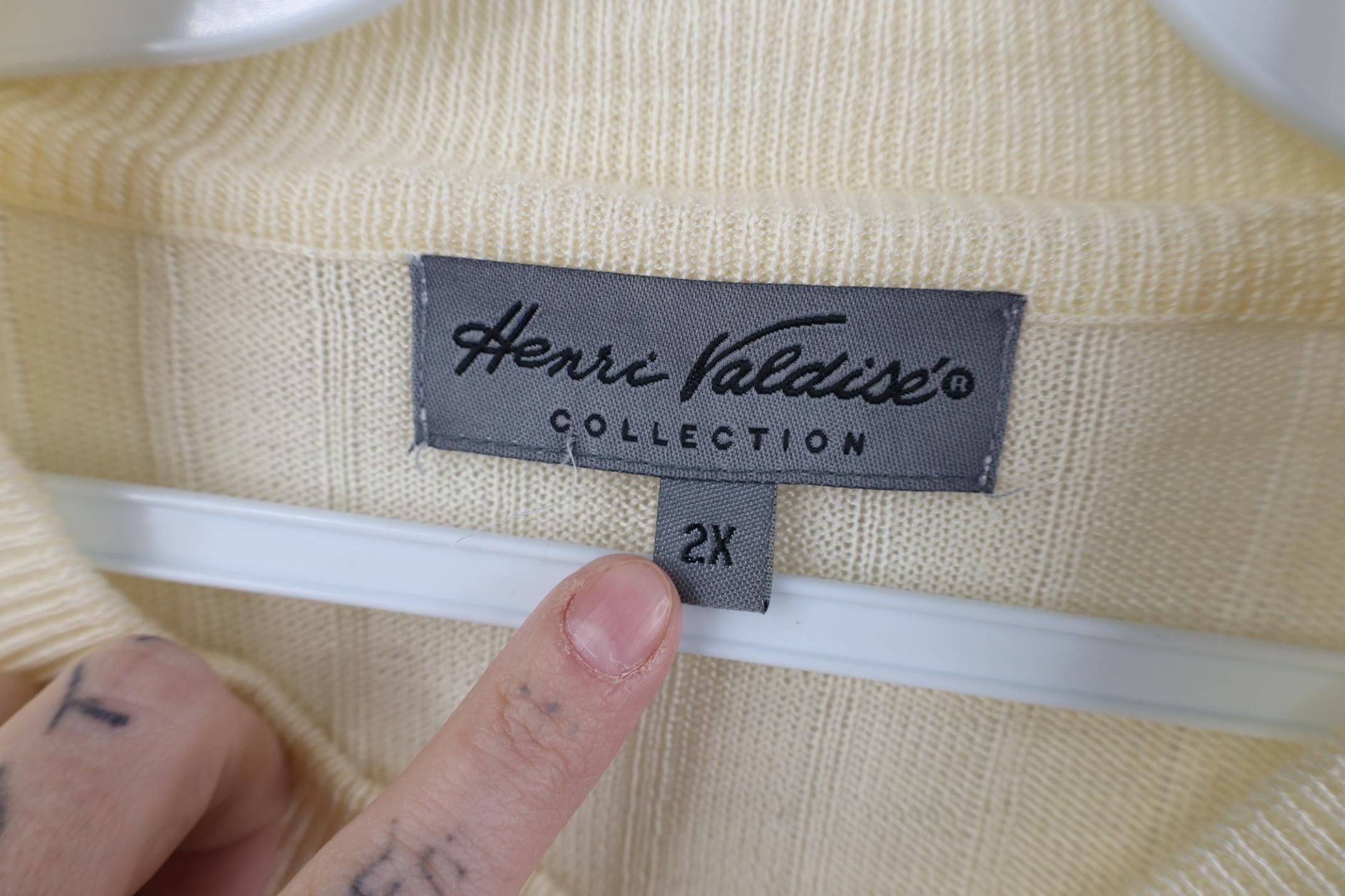 Vintage Deadstock Vintage 90s Streetwear Knit Mock Neck Sweater Size US XXL / EU 58 / 5 - 8 Thumbnail