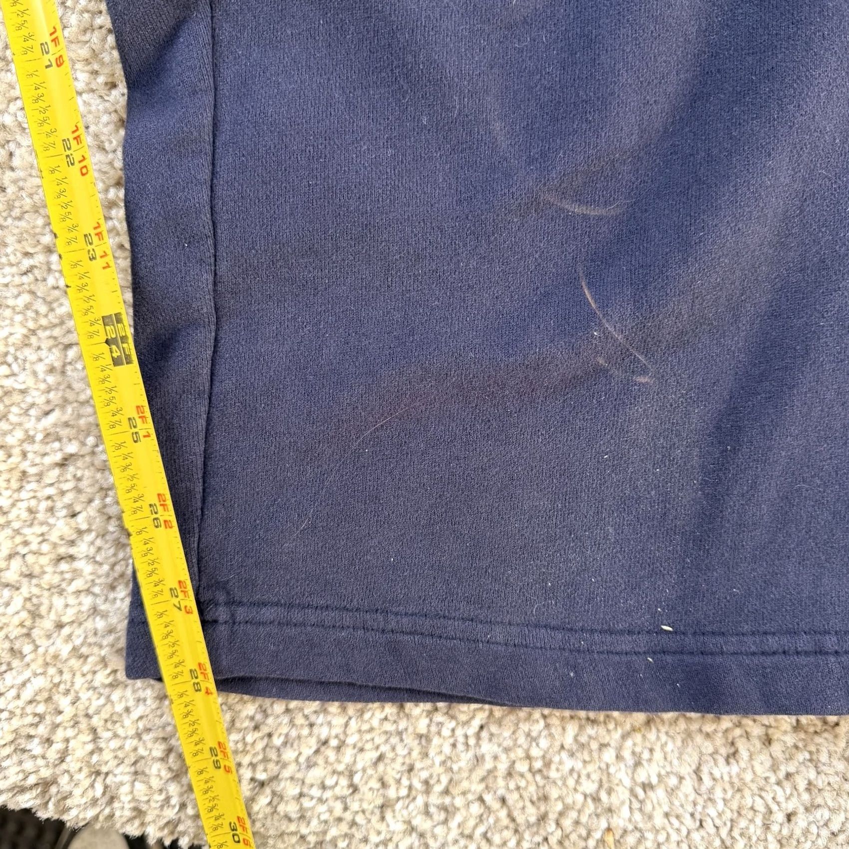 Fila Fila Sweatpants Mens Large Blue Fleece Elastic Waist Pockets Straight Leg Warm Size US 33 - 7 Thumbnail
