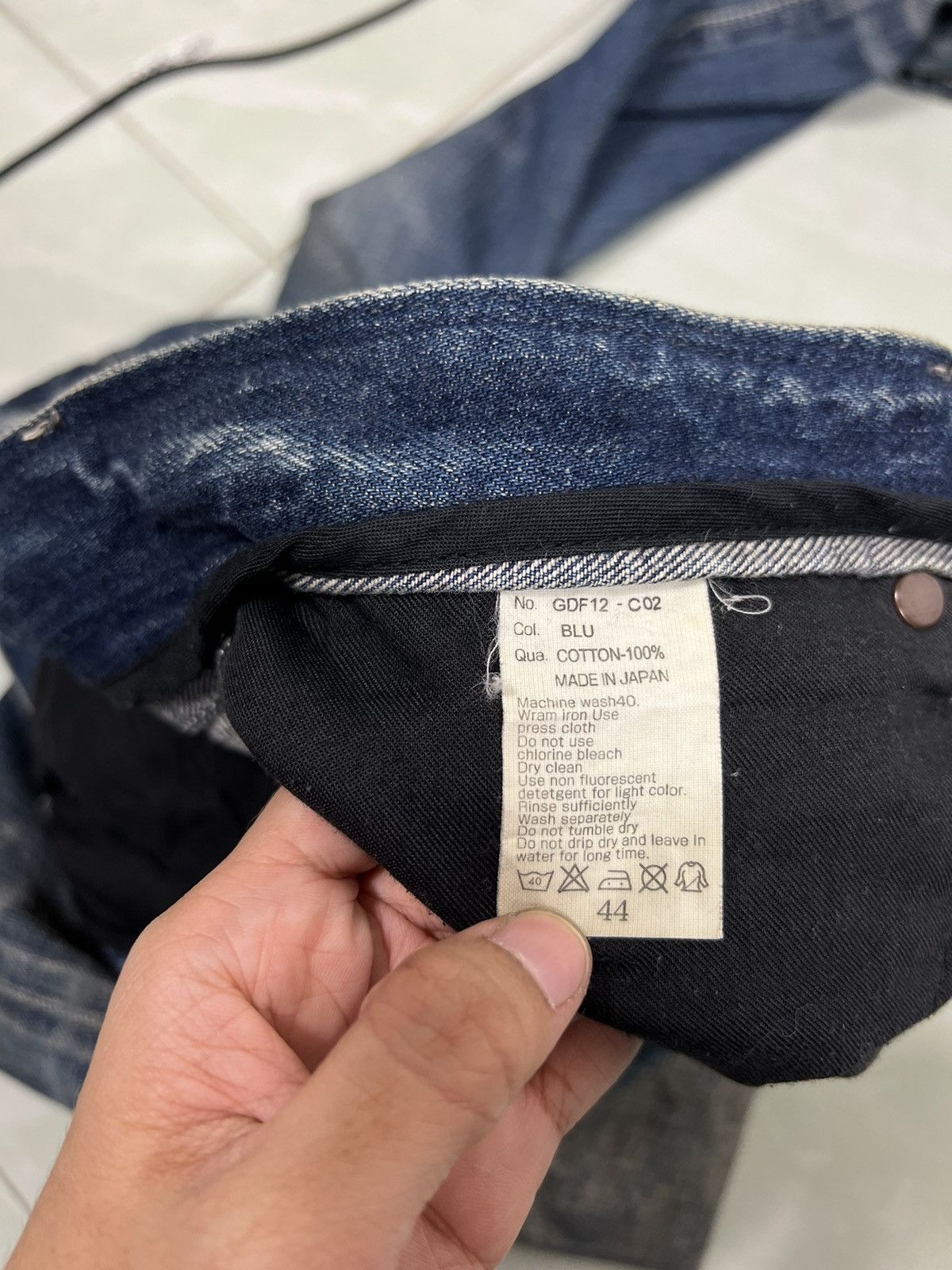 GOSTAR DE FUGA 🔥 GOSTAR DE FUGA DISTRESS DYED BROKEN DENIM JEANS SLIM FIT Size US 30 / EU 46 - 17 Thumbnail