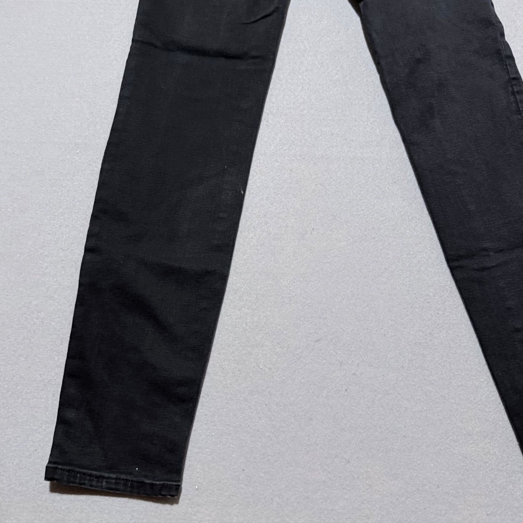 Armani Exchange Armani Exchange J69 Super Skinny Lift Up Jeans Women's Black Denim Low Rise - 27 Size 27" / US 4 / IT 40 - 7 Thumbnail