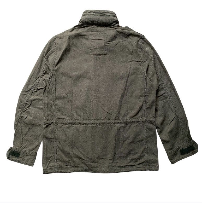 RRL Ralph Lauren olive green hbt military field jacket embroidered patches. Size US M / EU 48-50 / 2 - 9 Thumbnail