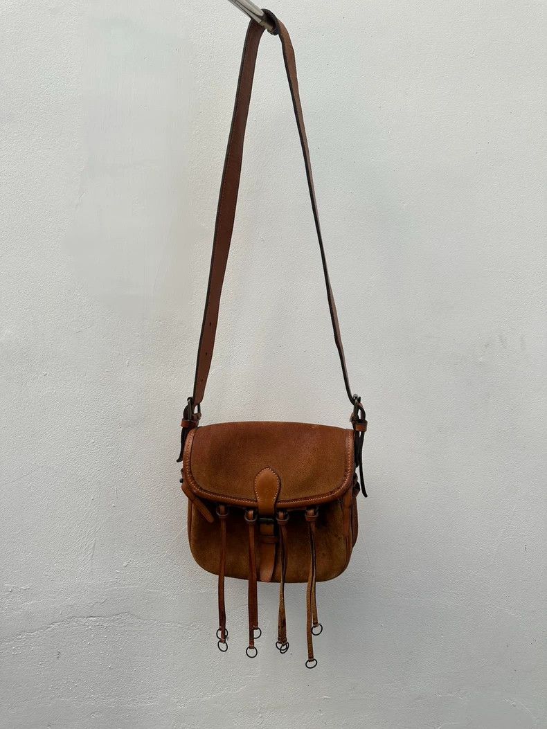 Comme des Garcons Comme Des Garcons Cowhide satchel with tassel and iron ring Size ONE SIZE - 5 Thumbnail