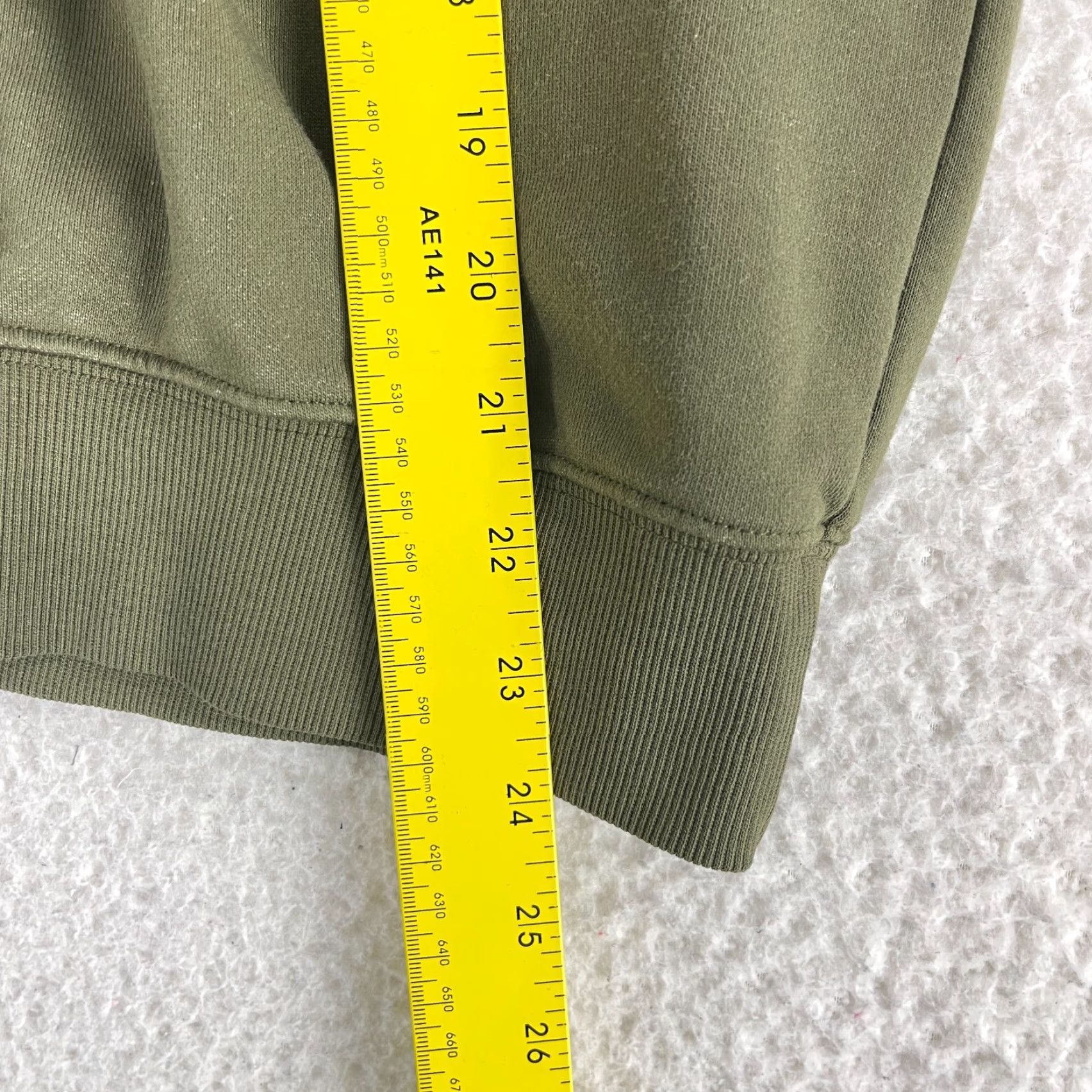 Good American Good American Green Crew Neck Pullover Sweater Womens Size 0 Long Sleeve Knit Pullover Casual Sweater Size XS / US 0-2 / IT 36-38 - 6 Thumbnail