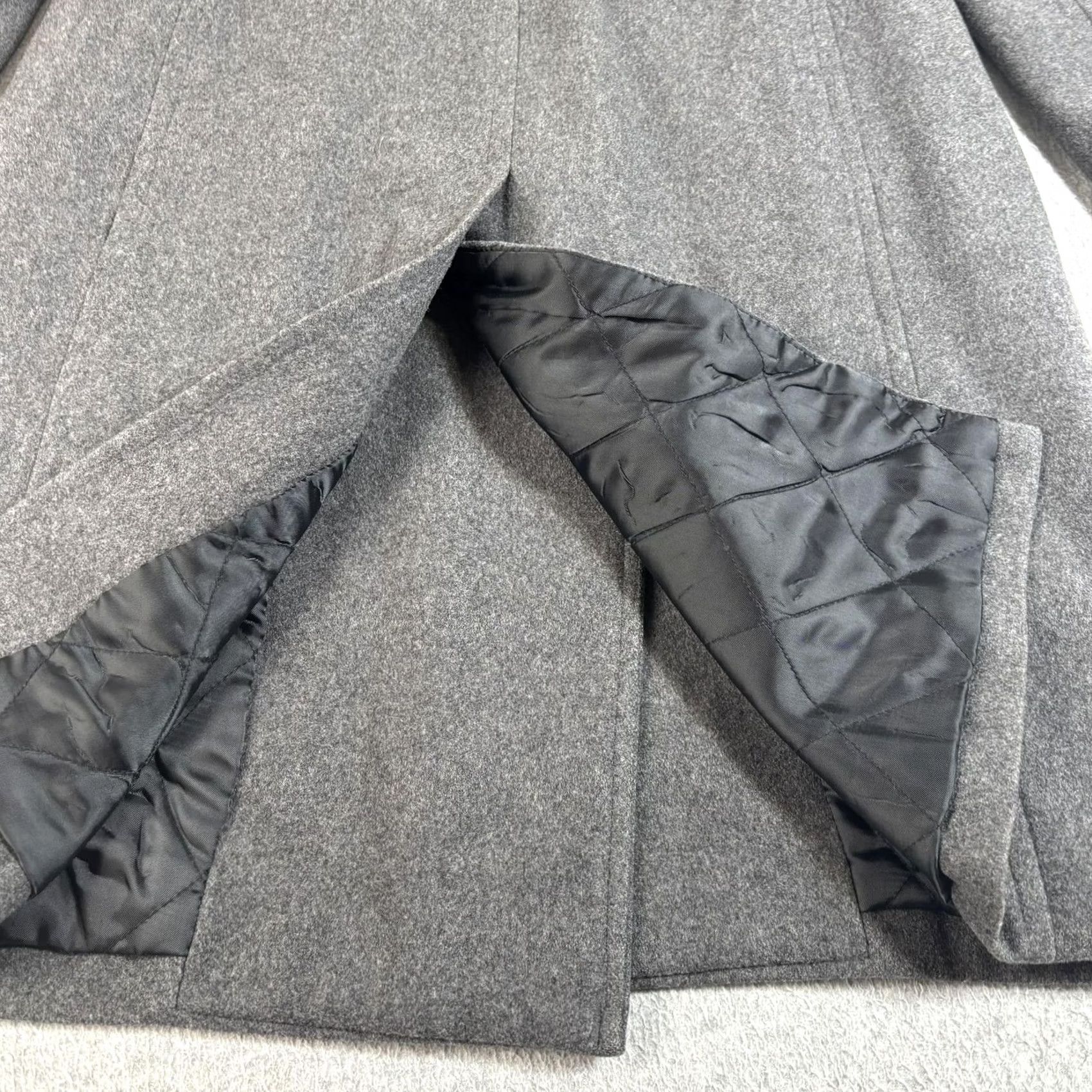 Ralph Lauren Ralph Lauren Wool Coat XS Gray Long Double Breasted Heritage Academia Size XS / US 0-2 / IT 36-38 - 7 Thumbnail