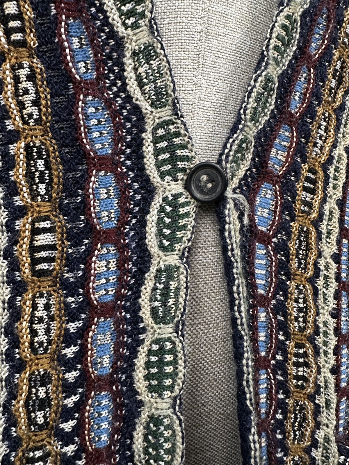 Missoni MISSONI Long Knit Vest Cardigan Sleeveless Wool Mohair Sz 42 Size M / US 6-8 / IT 42-44 - 8 Thumbnail