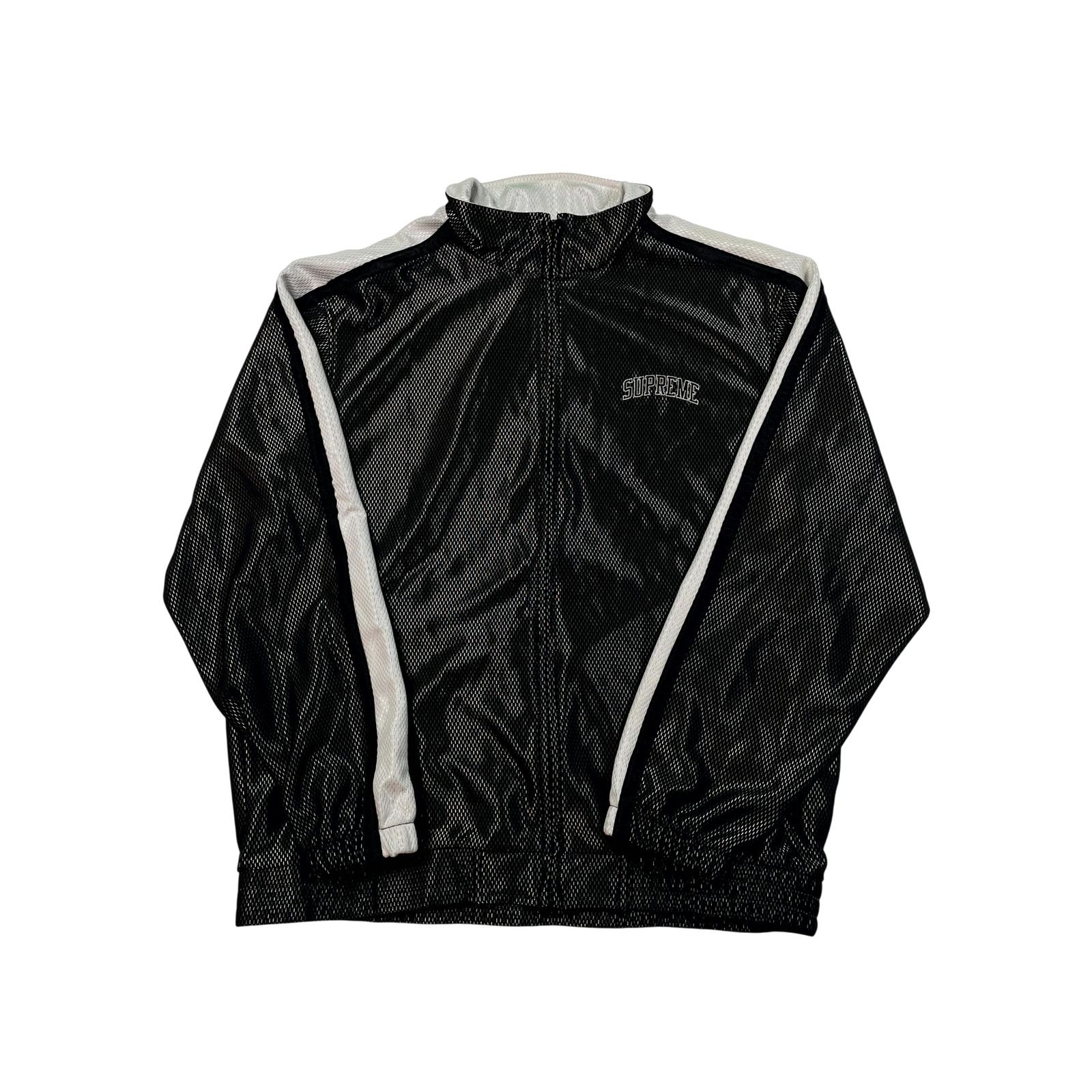 Supreme Supreme Black & White Zip Up Hoodie Size US L / EU 52-54 / 3 - 1 Thumbnail