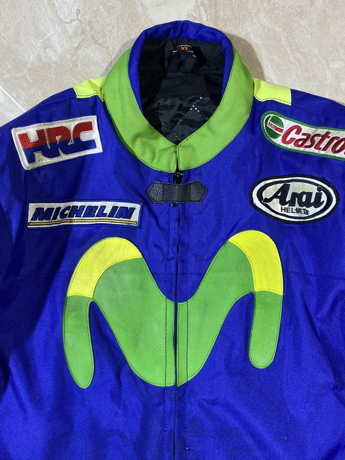 Other 🔥 Y2K MOVISTAR RACING JACKET MOTO GP VR46 STYLE VIBES Size US M / EU 48-50 / 2 - 10 Thumbnail