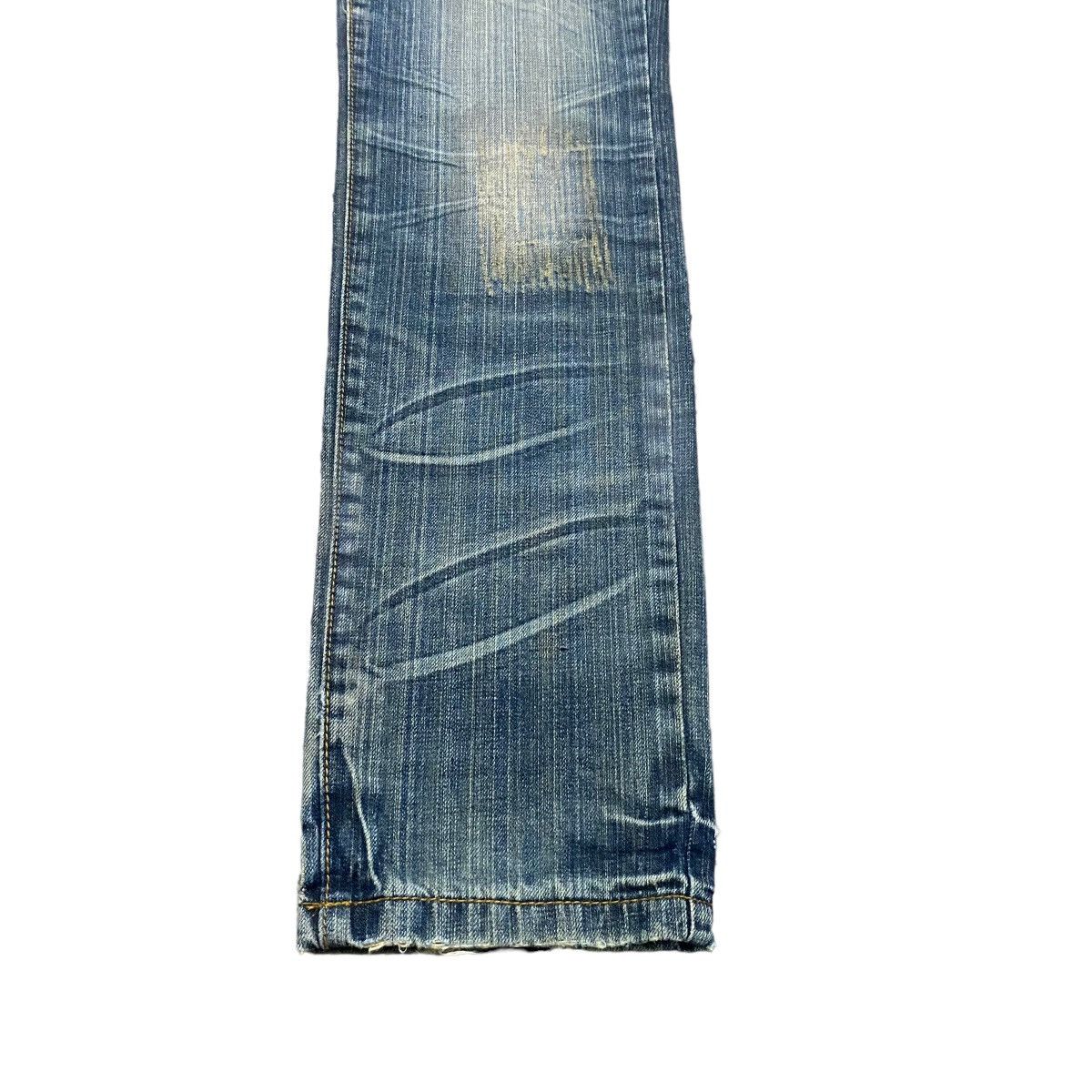 Japanese Brand Hiderock Design Clawmark Skull Denim Jeans Size US 31 - 15 Thumbnail