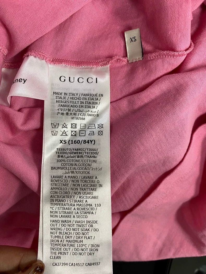 Gucci Gucci Disney co-branded pink Mickey short sleeves 2502-Next Size US XS / EU 42 / 0 - 4 Thumbnail