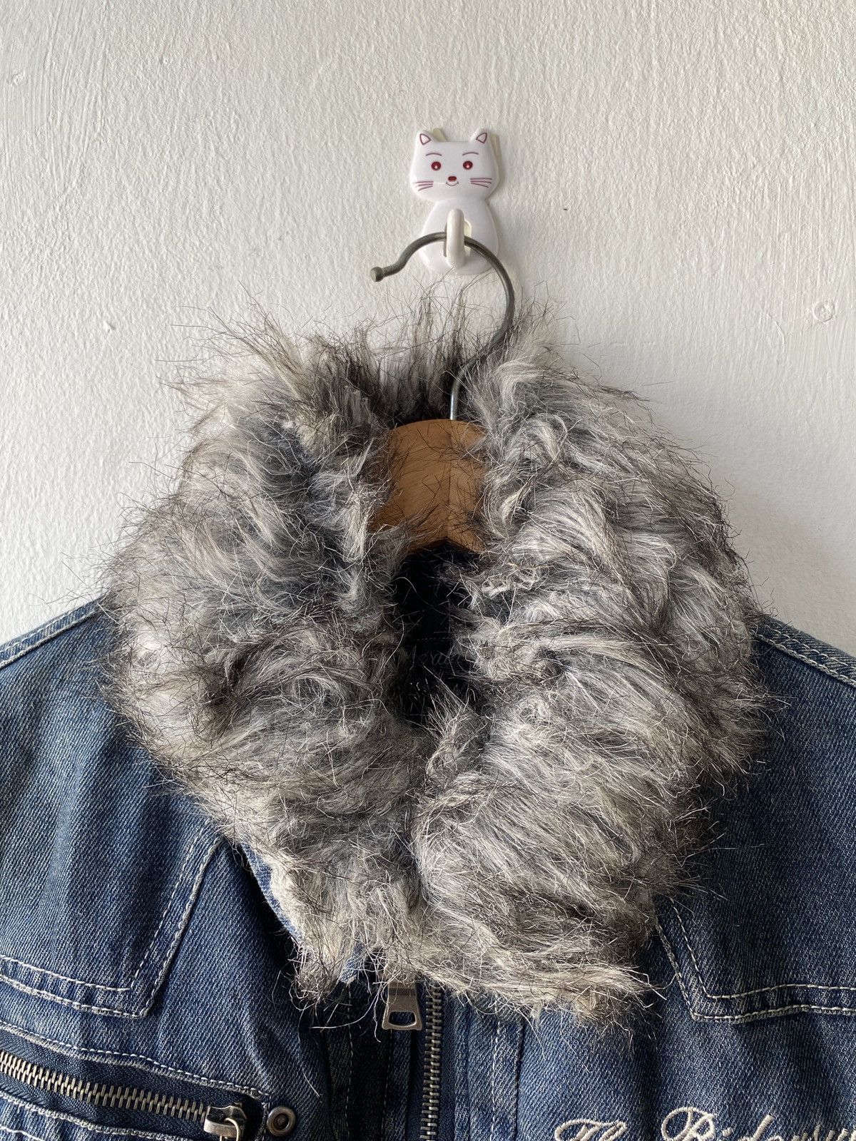 In The Attic In The Attic Japan Faux Fur Denim Jacket Size US M / EU 48-50 / 2 - 8 Thumbnail