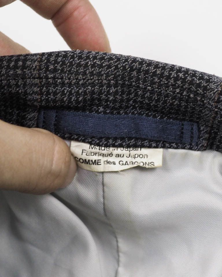 Comme des Garcons × Comme des Garcons Homme Deux × Junya Watanabe CdG homme deux 2021 houndstooth blazer jacket Size 40S - 7 Thumbnail