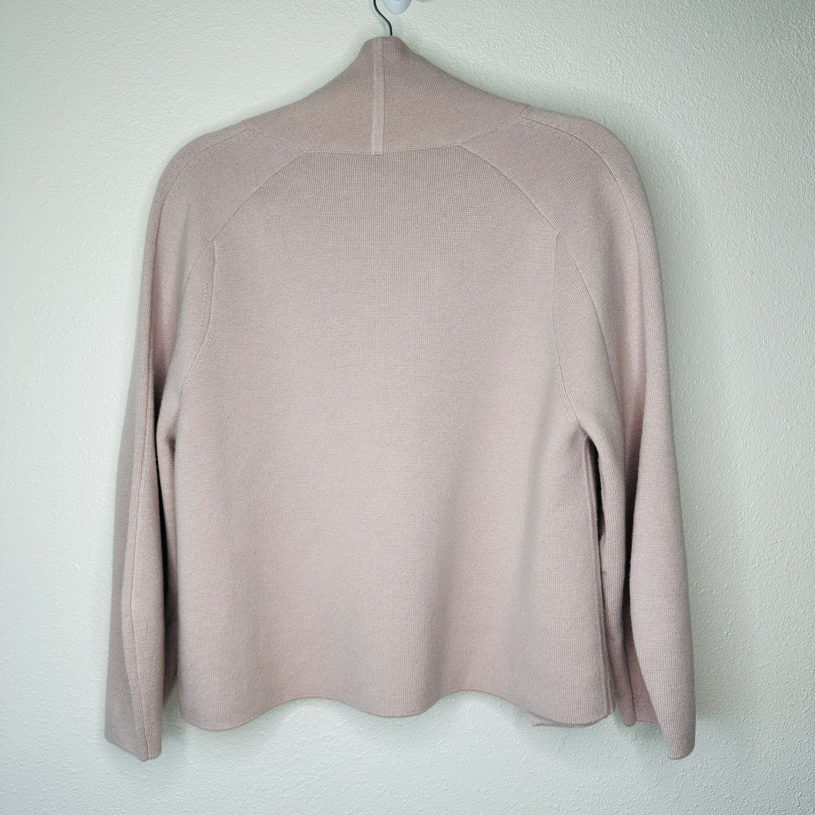 Tse TSE Light Pink Magnetic Collar Crop Cardigan Long Sleeves L Size L / US 10 / IT 46 - 4 Thumbnail