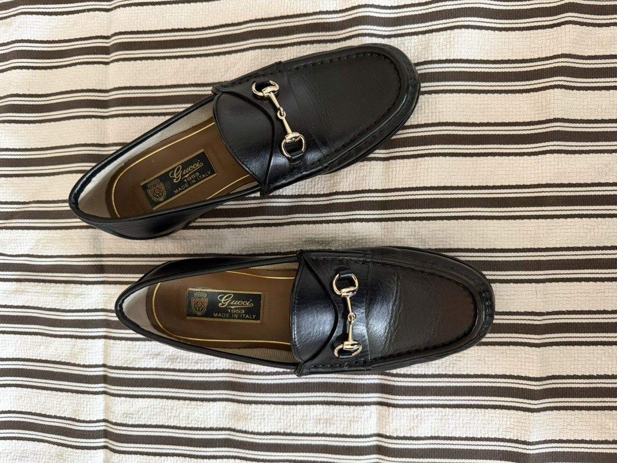 Gucci Gucci 1953 Horsebit Loafers (Black / Womens 36) Size US 6 / IT 36 - 3 Thumbnail