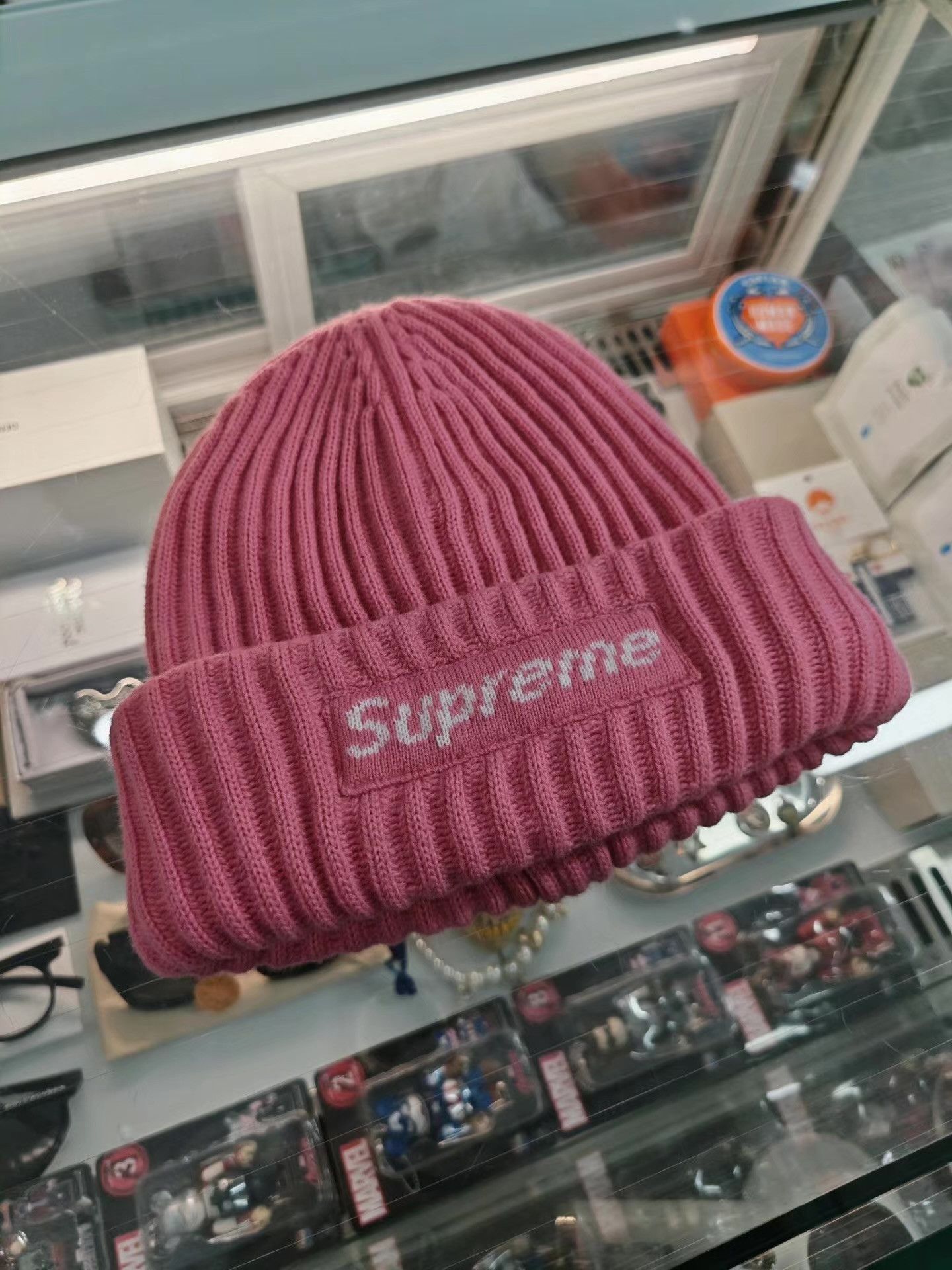 Supreme Supreme Box Logo Heavy Stripe Beanie Q15 Size ONE SIZE - 1 Thumbnail