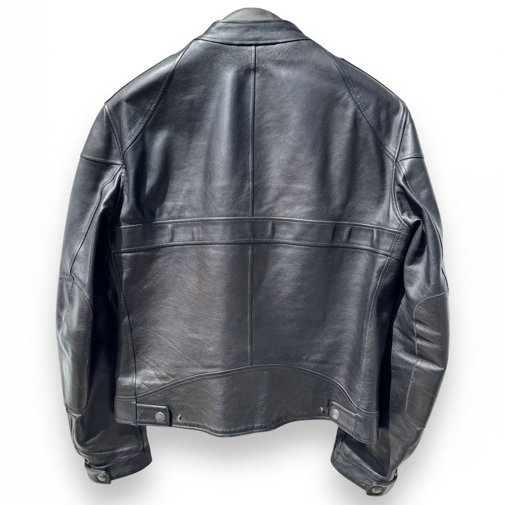 Gucci GUCCI Tom Ford Biker Café Leather Jacket Black Mens 52 42 L Size US L / EU 52-54 / 3 - 5 Thumbnail