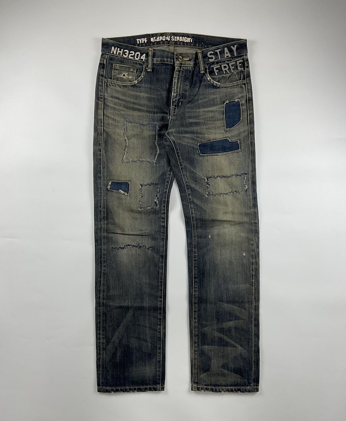 Neighborhood Neighborhood Beaded Savage Level 4 Jeans | Grailed