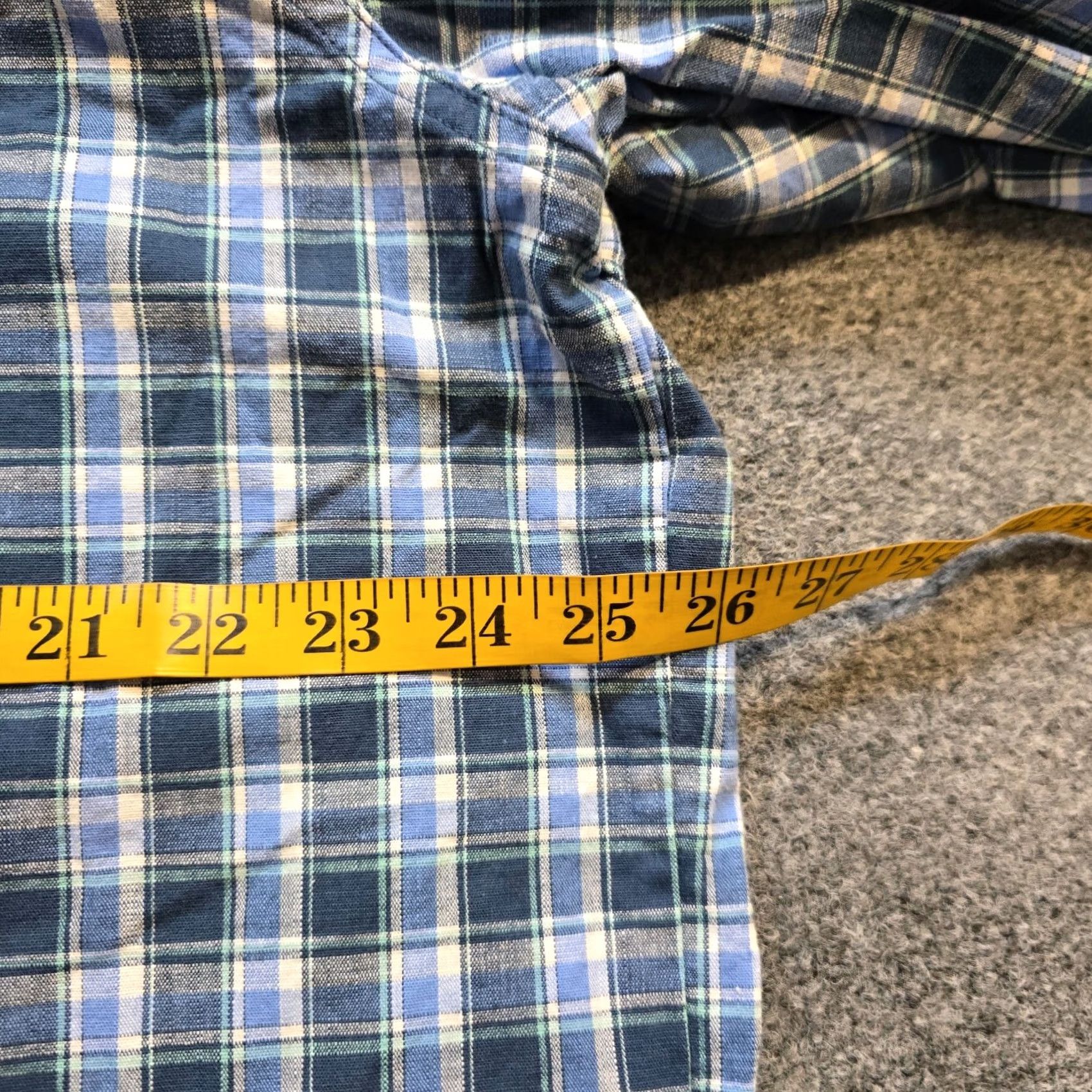Vintage LL Bean Shirt Mens XL Tall Blue Plaid Button-Up Long Sleeve Casual Outdoors Size US XL / EU 56 / 4 - 4 Thumbnail