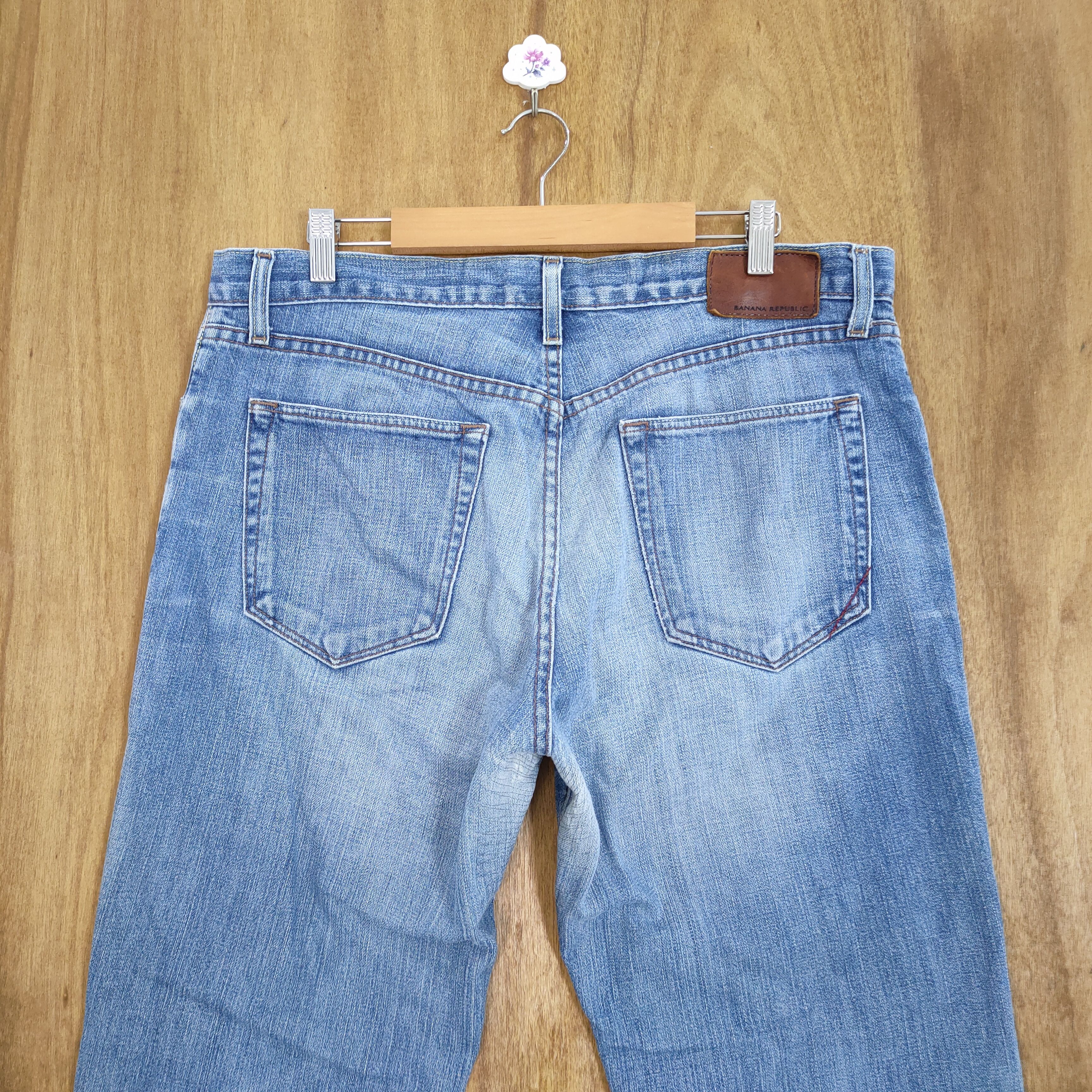 Banana Republic VINTAGE BANANA REPUBLIC DISTRESSED JEANS PANTS Size US 34 / EU 50 - 9 Thumbnail