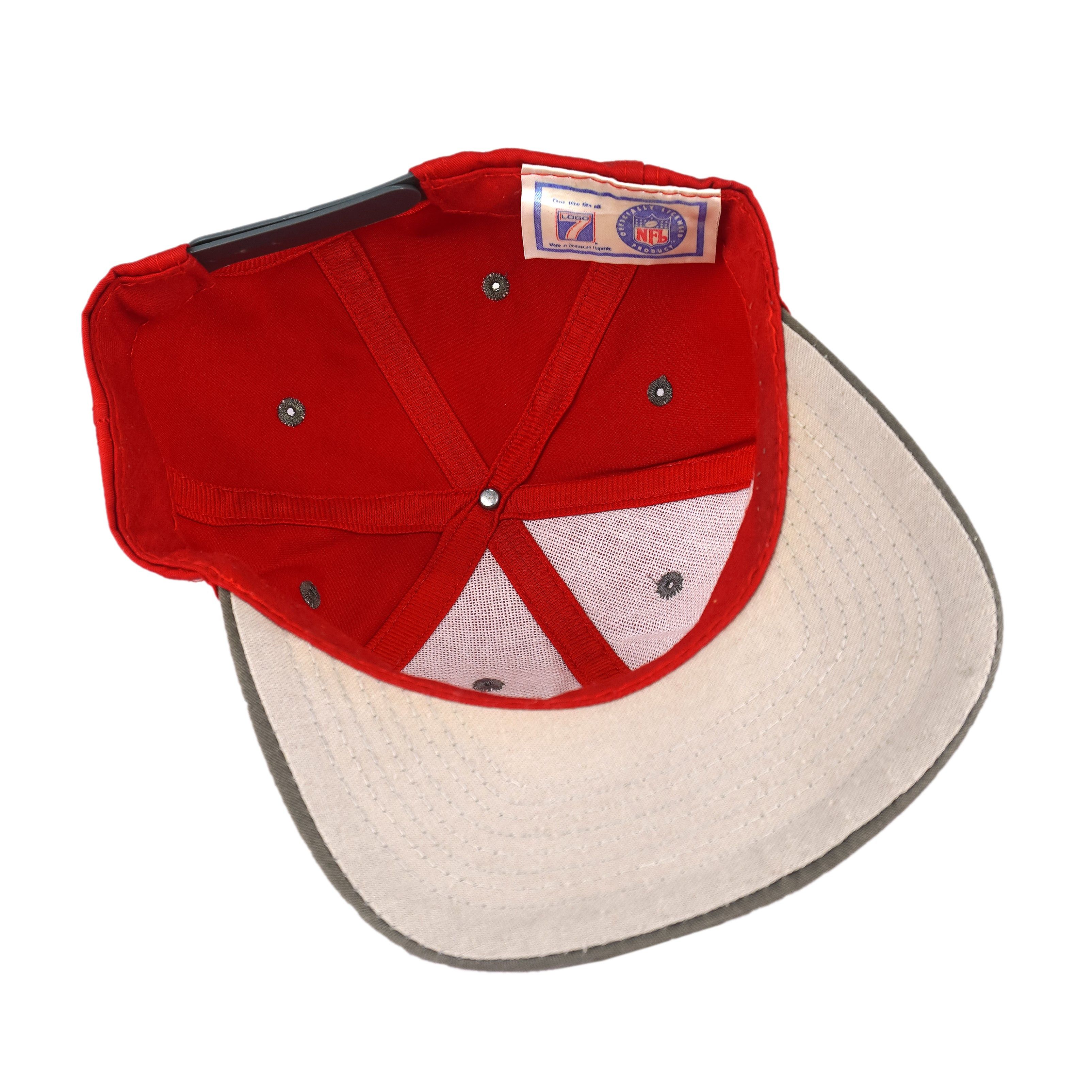 Logo 7 NFL - Tampa Bay Buccaneers Snapback Hat 1990s Size ONE SIZE - 5 Thumbnail