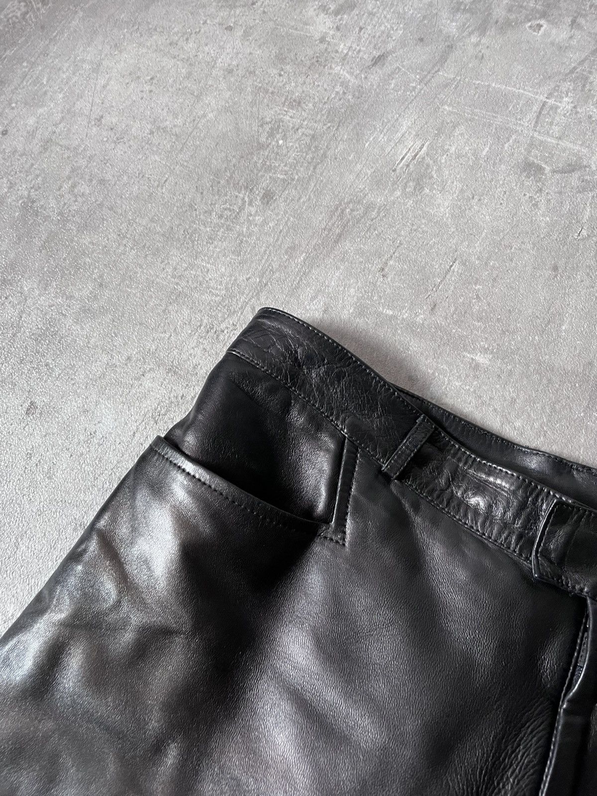 Gucci Gucci by Tom Ford 00s black leather pants Size US 30 / EU 46 - 6 Thumbnail