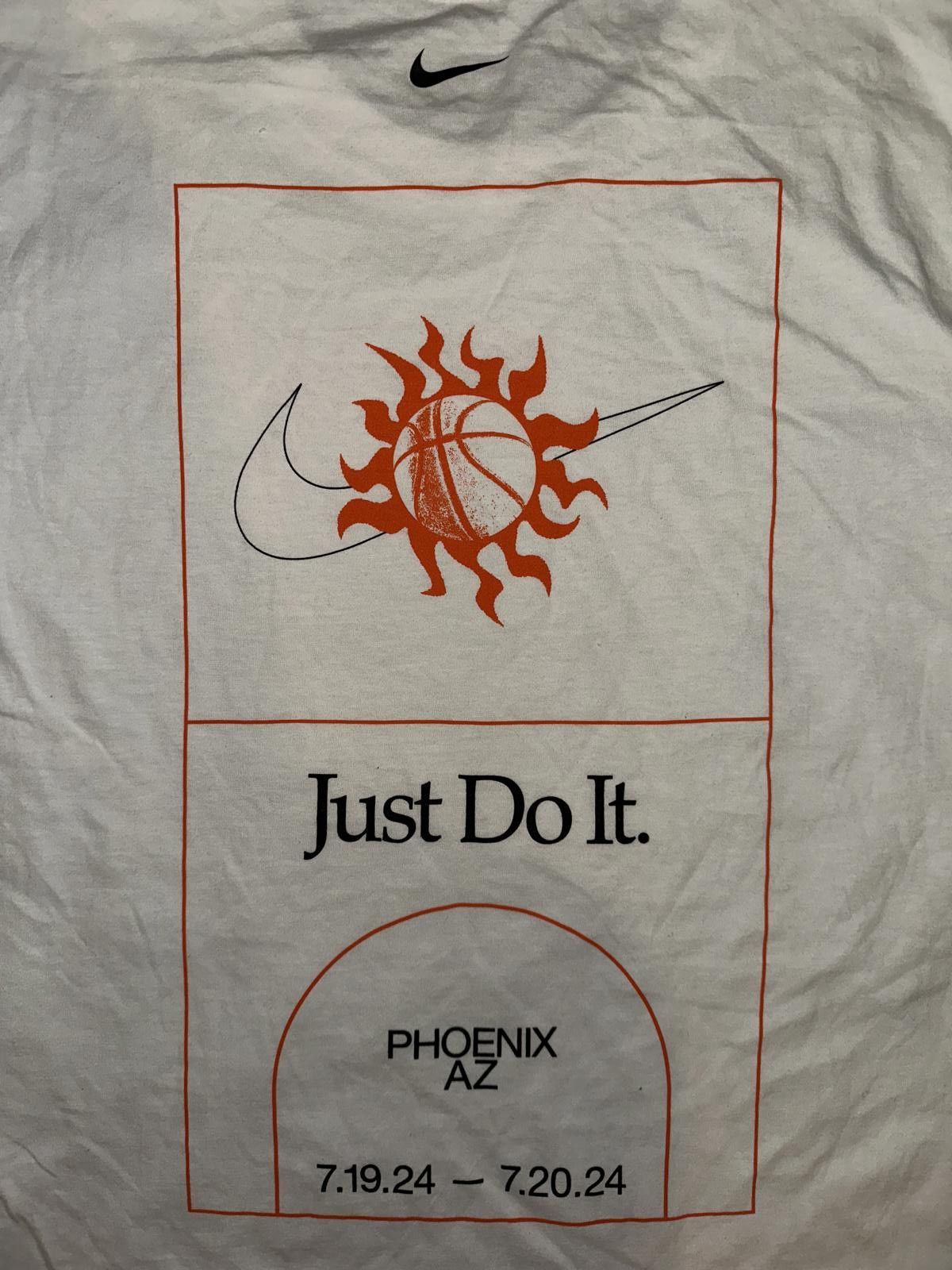 Nike Nike Men’s WNBA Phoenix Arizona Sun Court White T-Shirt Size US XXL / EU 58 / 5 - 2 Thumbnail
